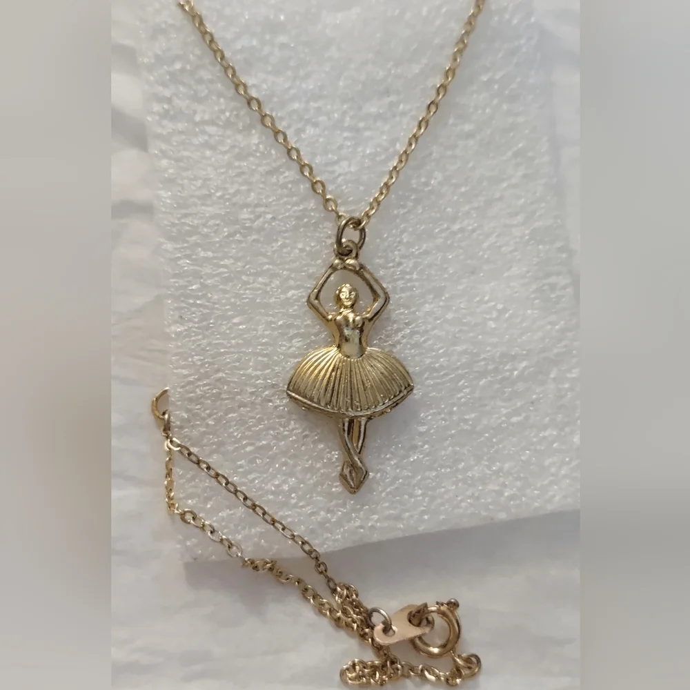 Ballet Shoes Earrings Ballerina Pendant Necklace Choice